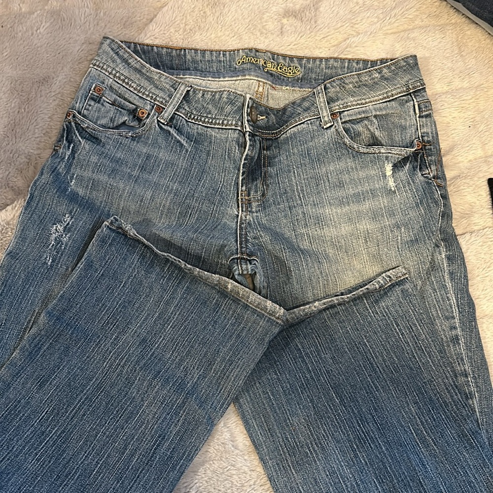 Jeans- AMERICAN EAGLE  SZ 14 - Picture 3 of 6